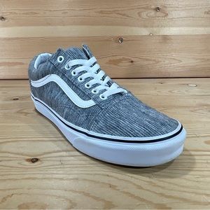 Vans Old Skool Rib Knit Skate Shoes 
# 500714
Men’s 8.5 Women’s 10 
Grey White